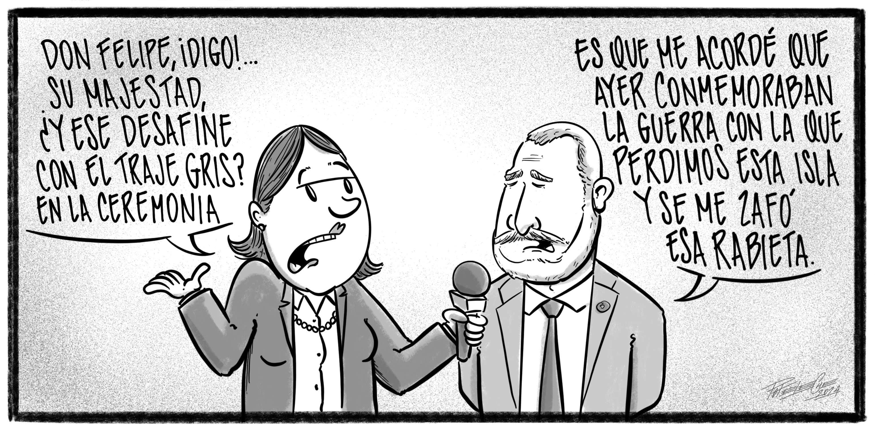 Caricatura de Noticiero Poteleche 17 agosto 2024