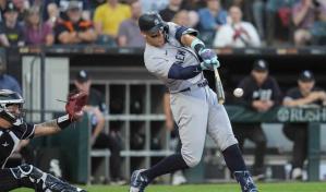 Aaron Judge conecta su 44to jonr&oacute;n y Yankees blanquean a Tigres