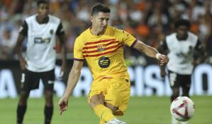 Barça remonta para vencer al Valencia con doblete de Lewandowski