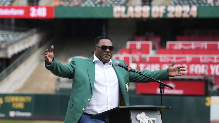 Video | Miguel Tejada es exaltado al Salón de la Fama de los Atléticos de Oakland