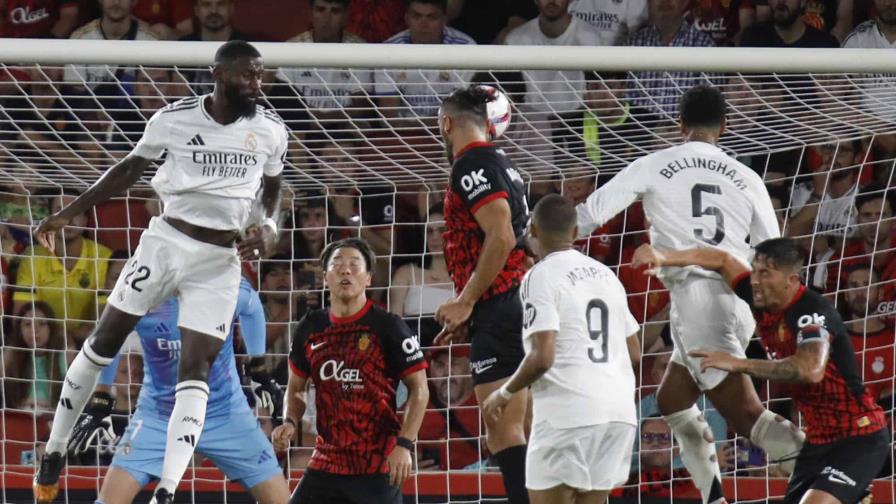 Amarga presentación del Real Madrid en la liga con un empate 1-1 ante Mallorca