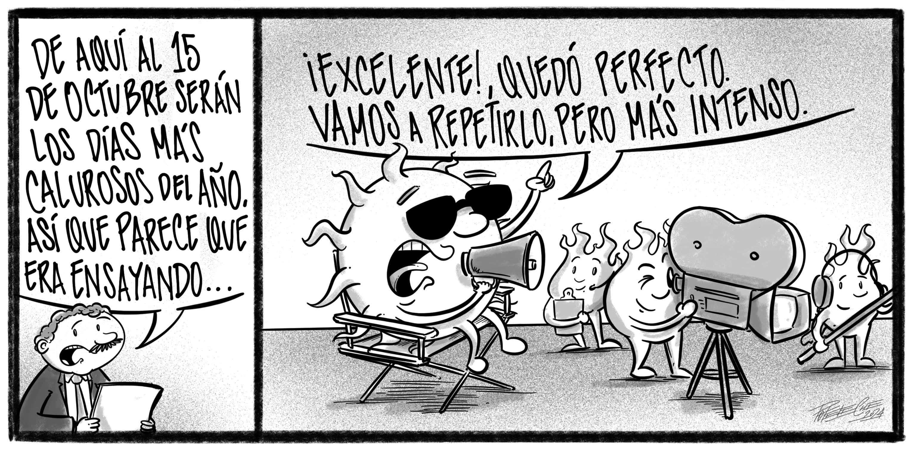 Caricatura de Noticiero Poteleche 20 agosto 2024