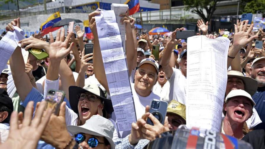 Oposición venezolana manifestó en 300 ciudades del mundo para reivindicar su victoria electoral