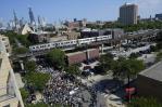 Marchas y protestas multitudinarias dan inicio de la Convención Nacional Demócrata en Chicago Marchas y protestas multitudinarias dan inicio de la Convención Nacional Demócrata en Chicago