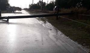Un tornado derrumba 4 postes de alta tensión en San Juan-Las Matas-Elías Piña