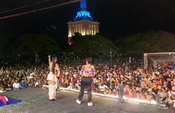 Milly Quezada y Steffany Constanza, aclamadas  en Santiago