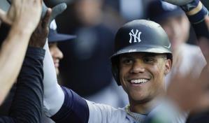 Soto pega el 35, empata marca personal de jonrones; Guardianes vencen en 12 entradas