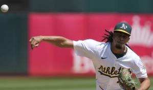 Dominicano Bido labora 5 innings con autoridad, y Atl&eacute;ticos se imponen a Rays