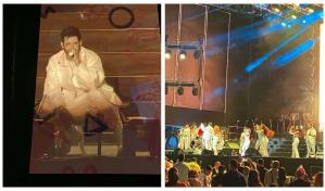 Puntualidad del concierto de “Manny, Marc y Manuel”, dejó a más de uno sorprendido