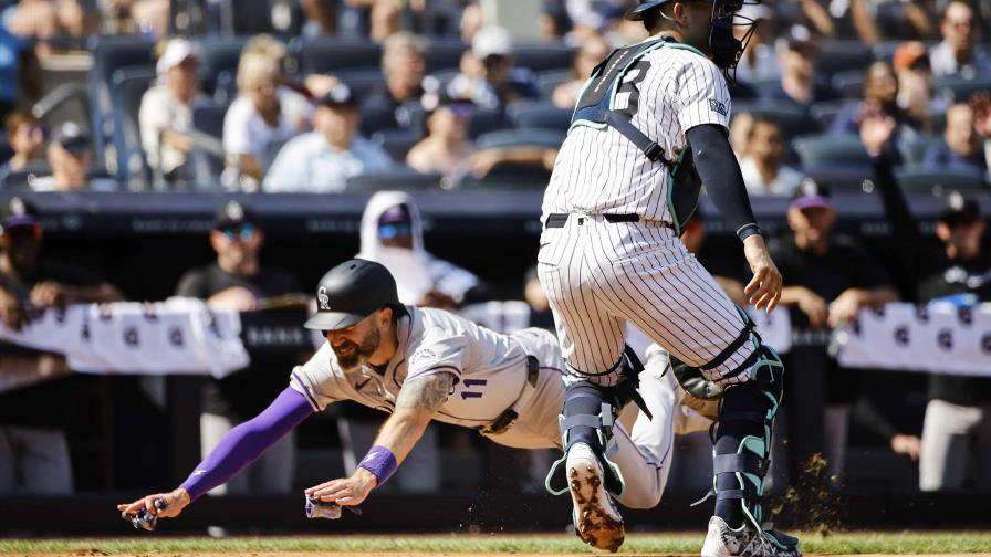 Cave impulsa 3 y Rockies vencen 9-2 a Yankees poniendo fin a racha jonronera de Judge