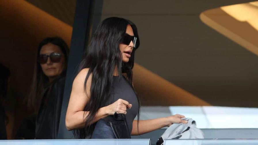 Kim Kardashian disfrutó en el Bernabéu