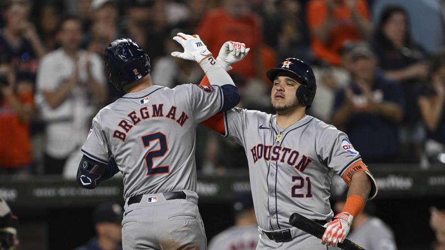 Jonrones consecutivos de Alex Bregman y Yainer Diaz empujan a Astros a triunfo de 6-3 sobre Orioles