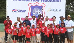 Video | Cotuí nuevo campeón del Nacional U6 de béisbol