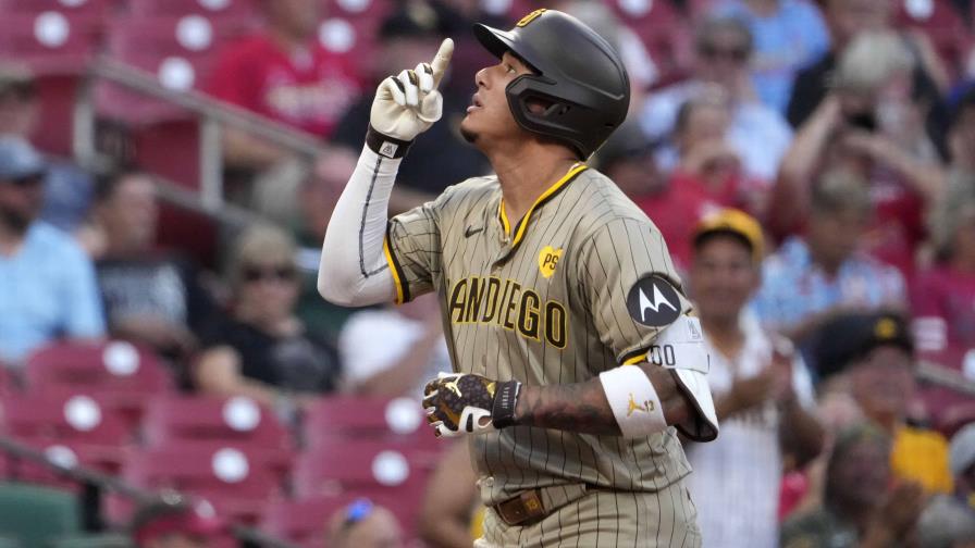 Machado pega jonrón yproduce tres carreras en el triunfo de los Padres 7-4 sobre Cardenales