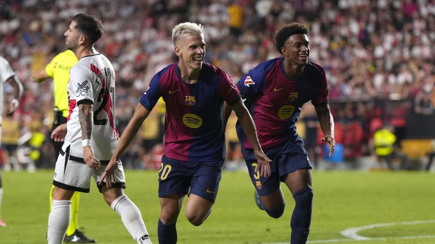 Olmo debuta con el gol de la victoria del Barcelona sobre Rayo Vallecano