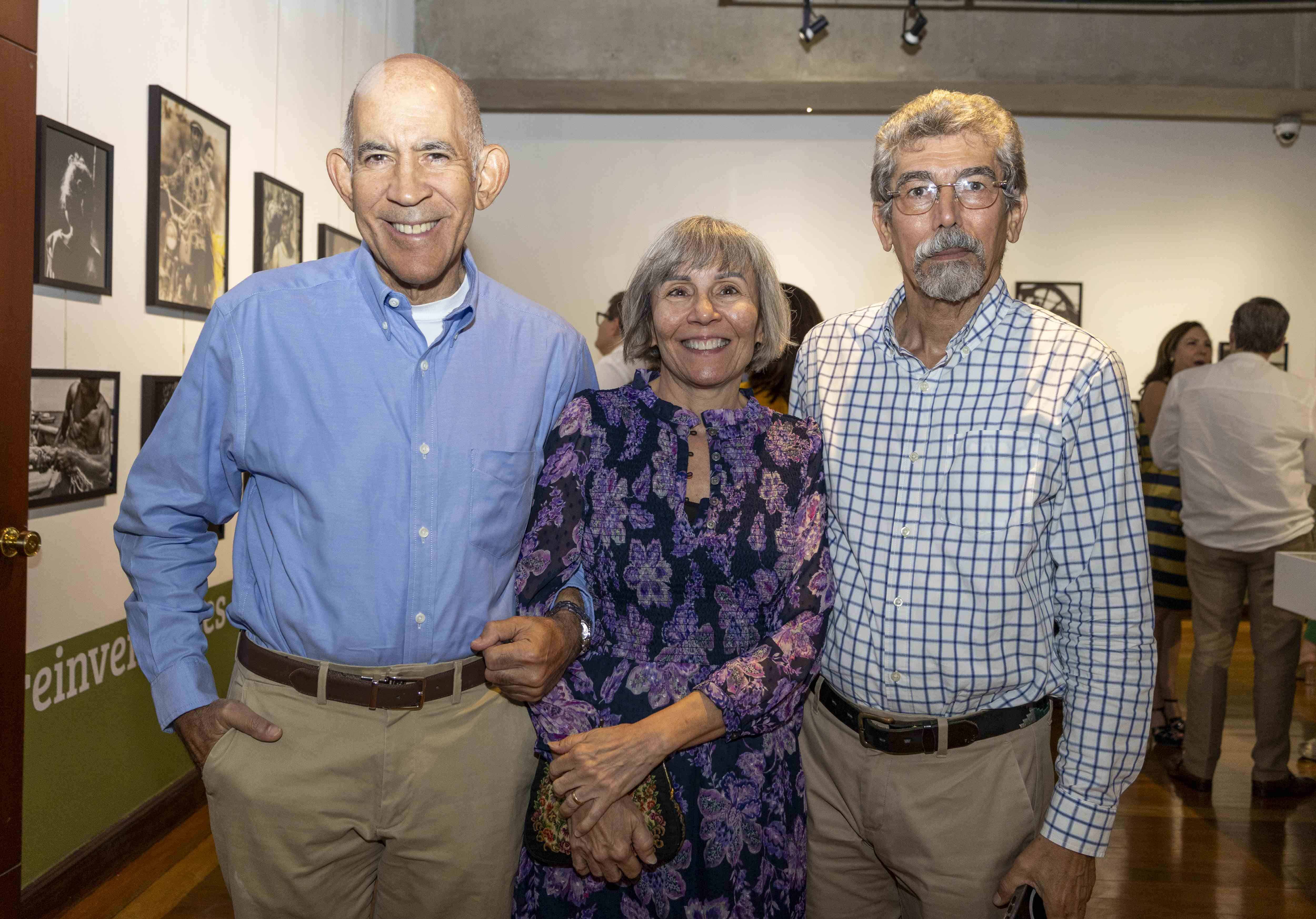 José Aponte, Guadalupe Casasnovas y Juan Mubarak. 