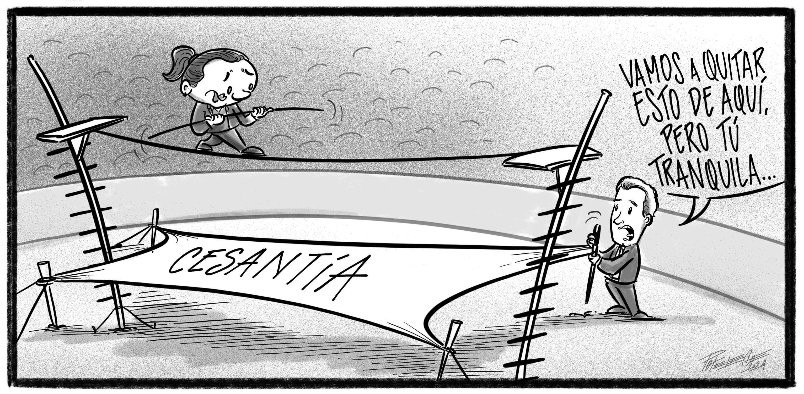 Caricatura de Noticiero Poteleche 29 agosto 2024