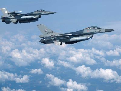 Accidente avión F-16 en Michigan deja piloto ileso