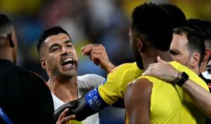 Once jugadores uruguayos sancionados por incidentes en Copa América