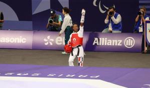 Elizabeth Geraldo pierde en el para taekwondo de los Paralímpicos 2024