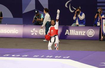 Elizabeth Geraldo pierde en el para taekwondo de los Paralímpicos 2024