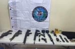 El Ministerio Público y el Dintel decomisan varios fusiles y otras armas en Peravia