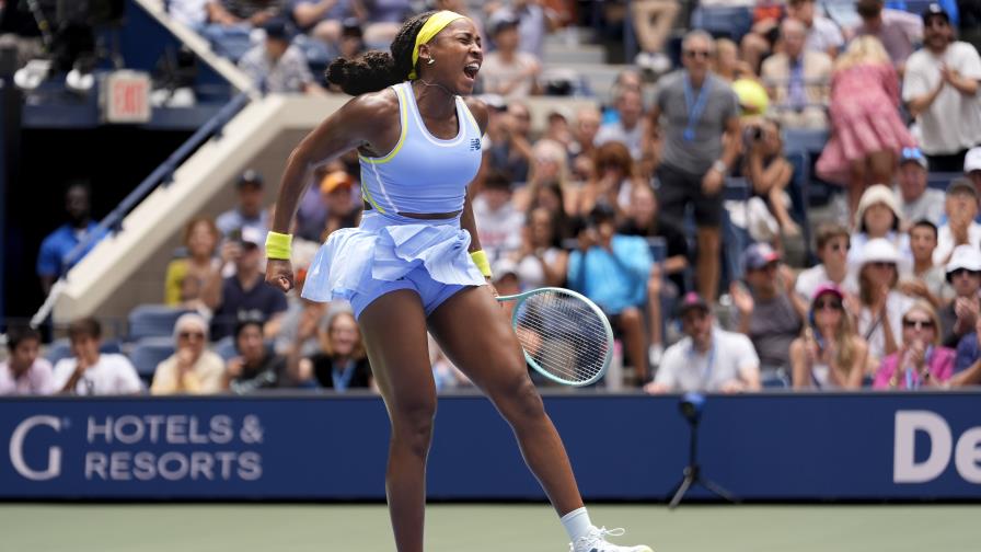 Gauff supera el bache y vence en tres sets a Svitolina en el Abierto de Estados Unidos