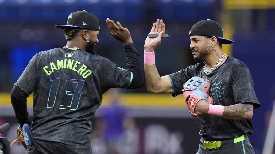 Caminero y Caballero conducen a la ofensiva de los Rays que vencen 11-4 a los Padres