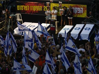 Estallan protestas en Israel para exigir un cese del fuego en Gaza