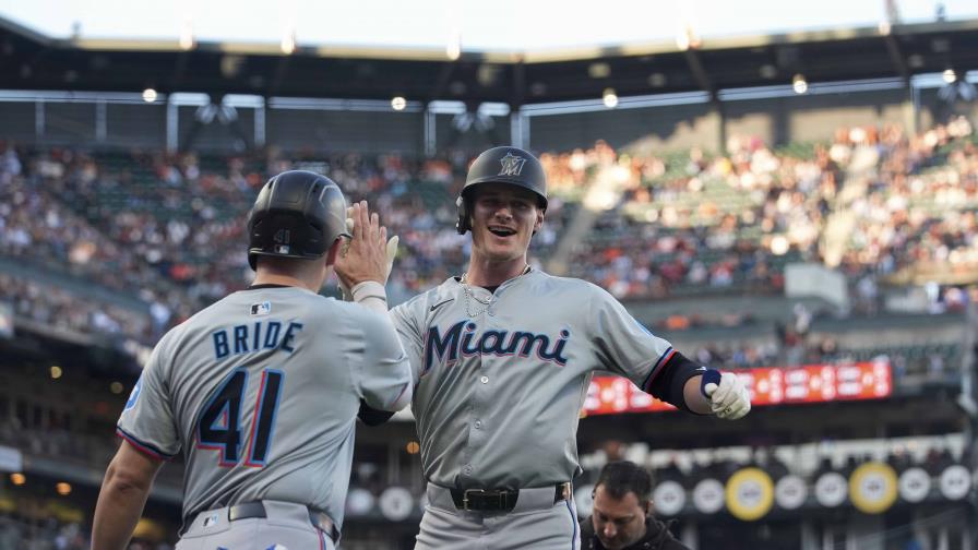 Conine logra su 1er jonrón y Marlins superan a Gigantes