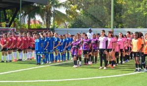 Inauguran Mundialito de Fútbol Femenino Sub-13 en Santiago como antesala del Mundial Sub-17 de FIFA