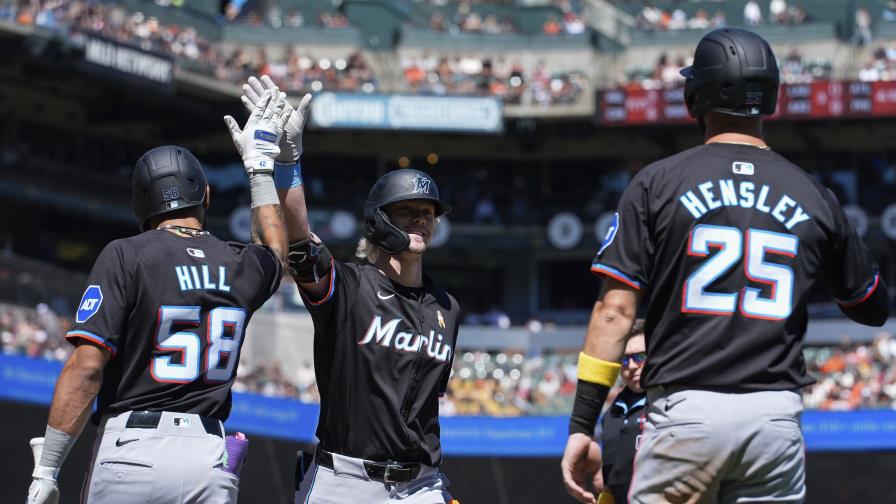 Stowers pega jonrón de tres carreras y los Marlins se imponen a Gigantes