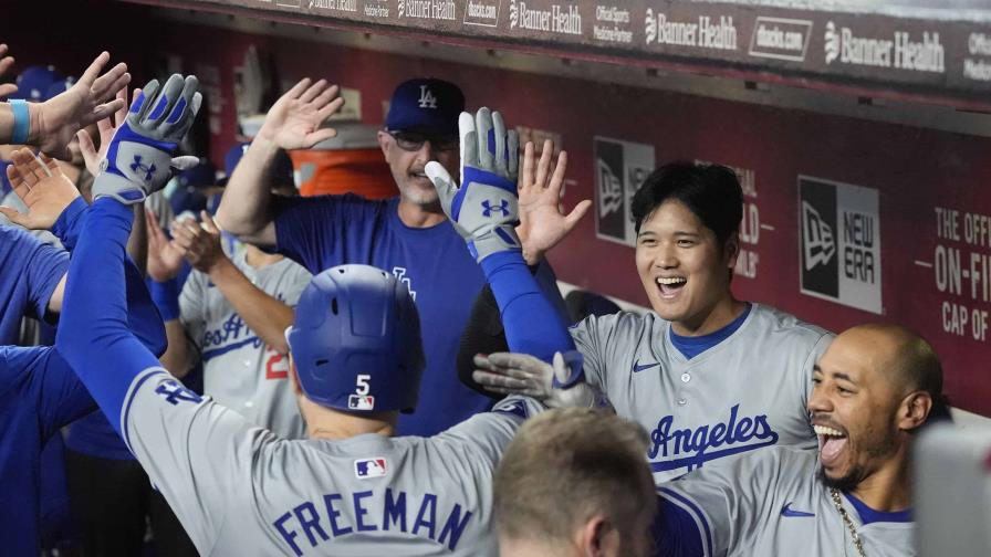 Ohtani, Betts y Freeman abren con jonrones consecutivos y Dodgers vencen 8-6 a Diamondbacks