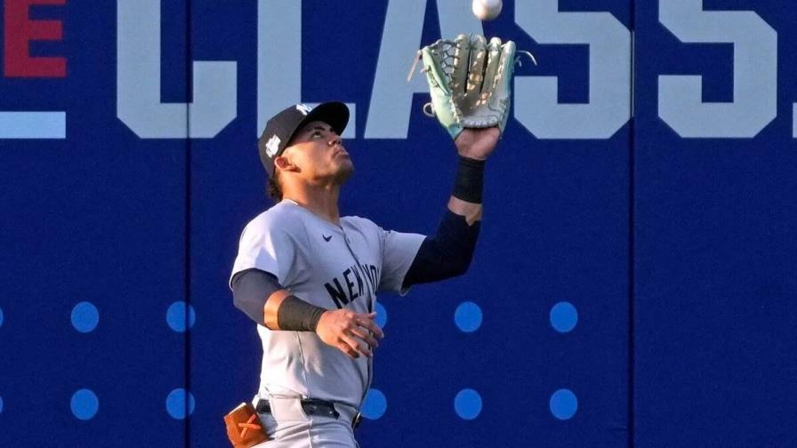 Jasson Domínguez, a la espera de ser promovido por los Yankees