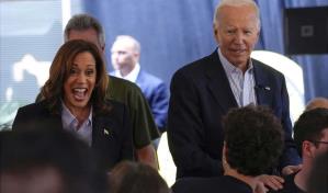 Harris y Biden cortejan juntos al estado clave de Pensilvania en acto con sindicatos
