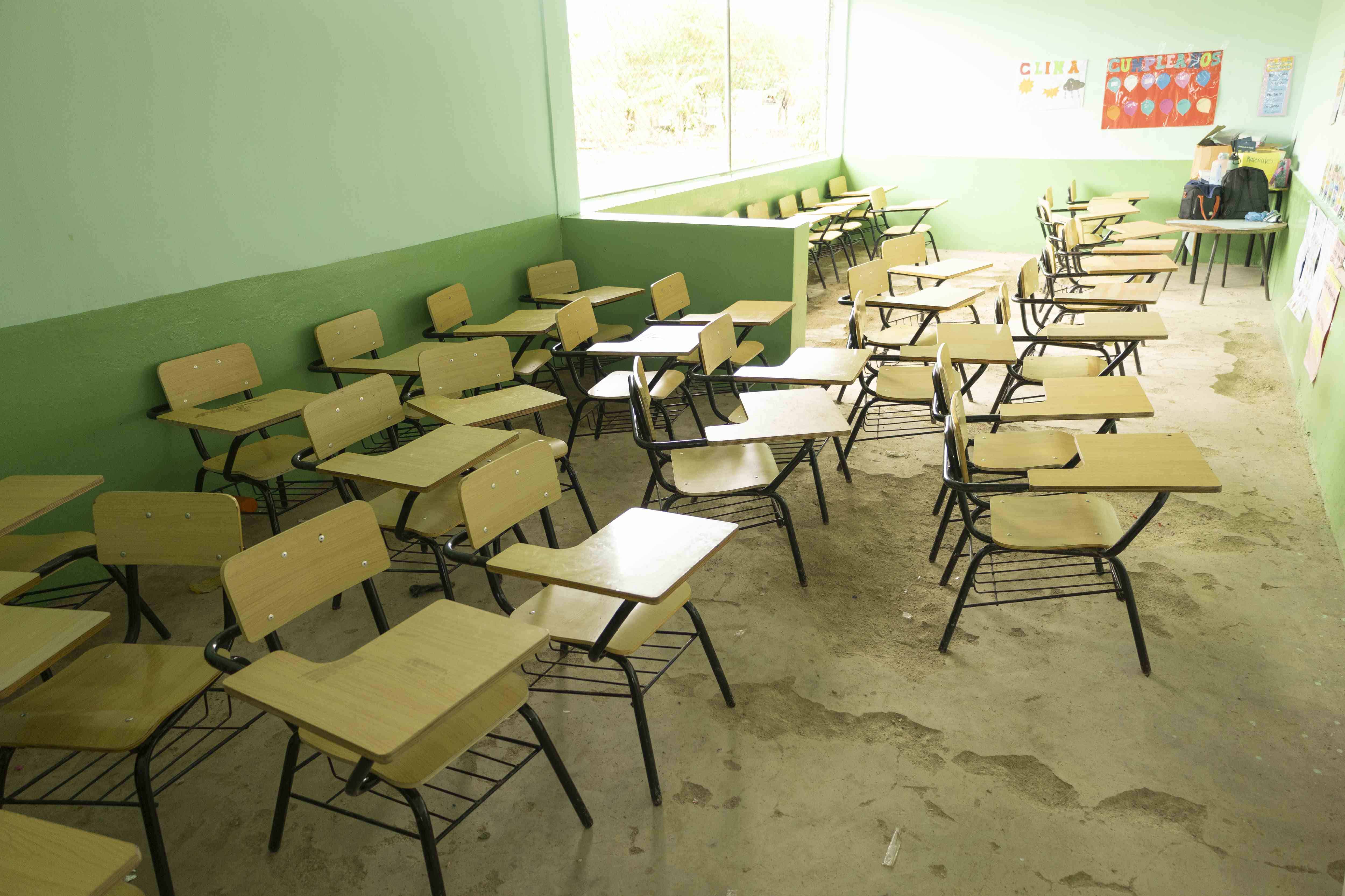 Aula del Centro Educativo Padres de la Patria.