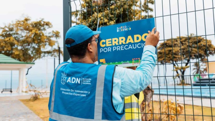 Alcaldía del Distrito Nacional cierra todos los parques debido a las lluvias