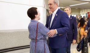 Presidente Luis Abinader llega a EE.UU.; su agenda comienza este jueves
