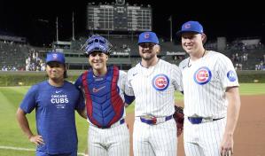 Imanaga y dos relevistas se combinan para lanzar juego sin hit y Cachorros apalean 12-0 a Piratas