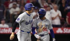 Ohtani regresa a Anaheim con triple productor en victoria de Dodgers sobre Angelinos