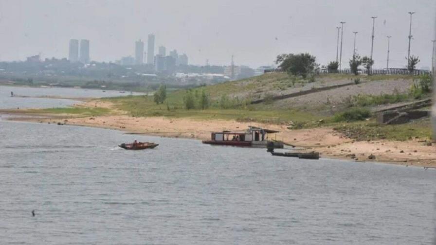 El río Paraguay registra su nivel más bajo en cerca de un siglo en el tramo de Asunción