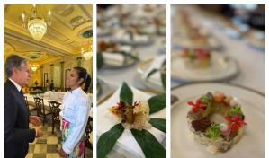 Menú presidencial: Chef Tita deslumbra a Antony Blinken con un almuerzo con sabor dominicano
