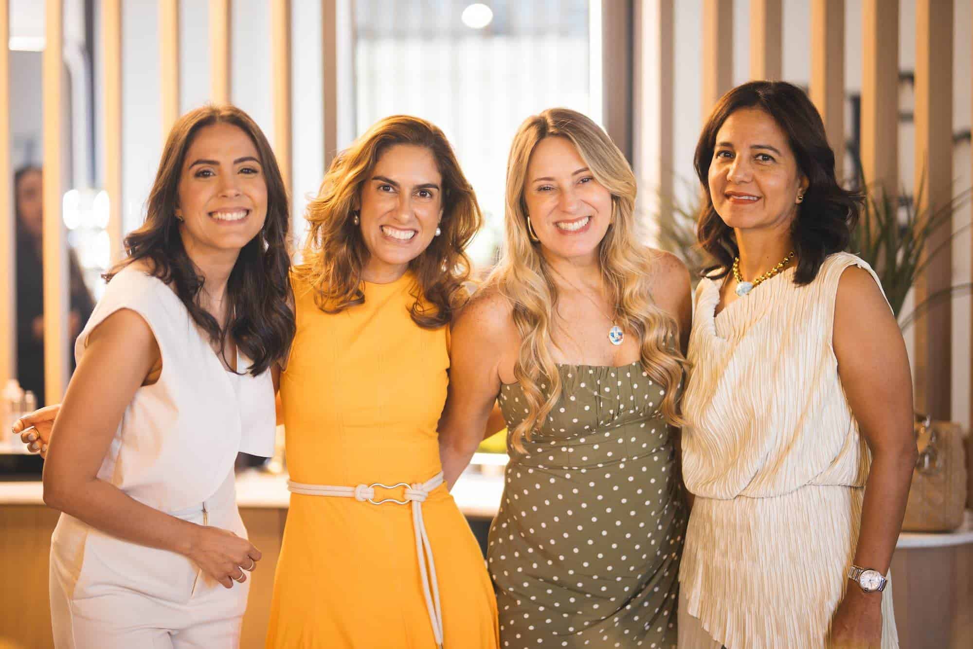 Leslie Polanco, Raquel Quesada, Nancy Checo y Wendy Sánchez.