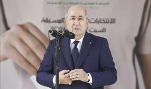 Presidente argelino Abdelmadjid Tebboune es reelegido por abrumadora mayoría