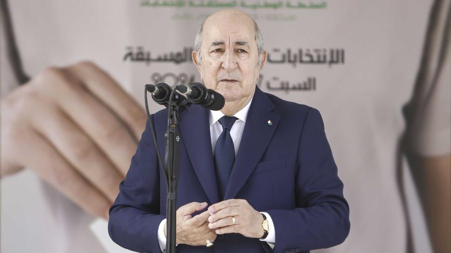 Presidente argelino Abdelmadjid Tebboune es reelegido por abrumadora mayoría