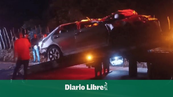 Accidente de tránsito deja dos muertos y un herido en Santiago