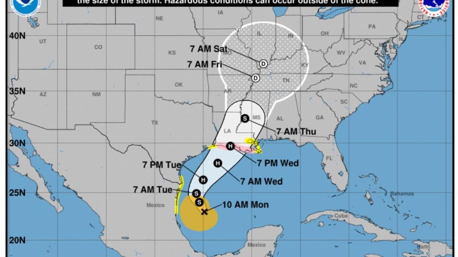 Se forma la tormenta tropical Francine que podría fortalecerse en huracán el miércoles Se forma la tormenta tropical Francine que podría fortalecerse en huracán el miércoles