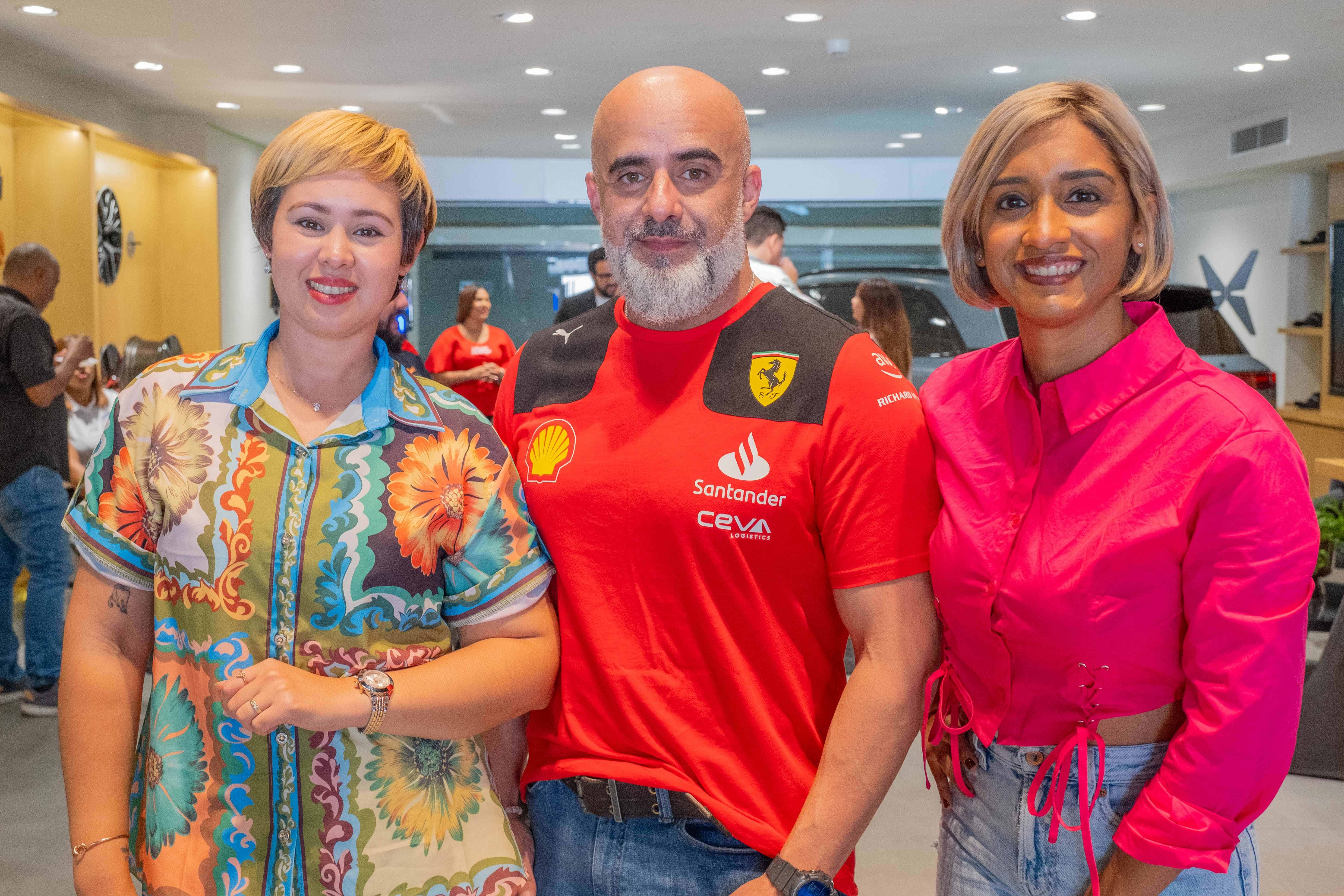 Marilyn Ventura, Raulito Grisanty y Elaine Guzman.