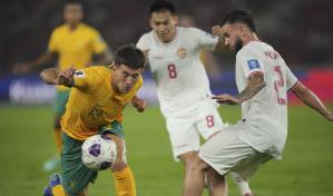 Australia se resigna a empate 0-0 en visita a Indonesia por eliminatoria asiática el Mundial