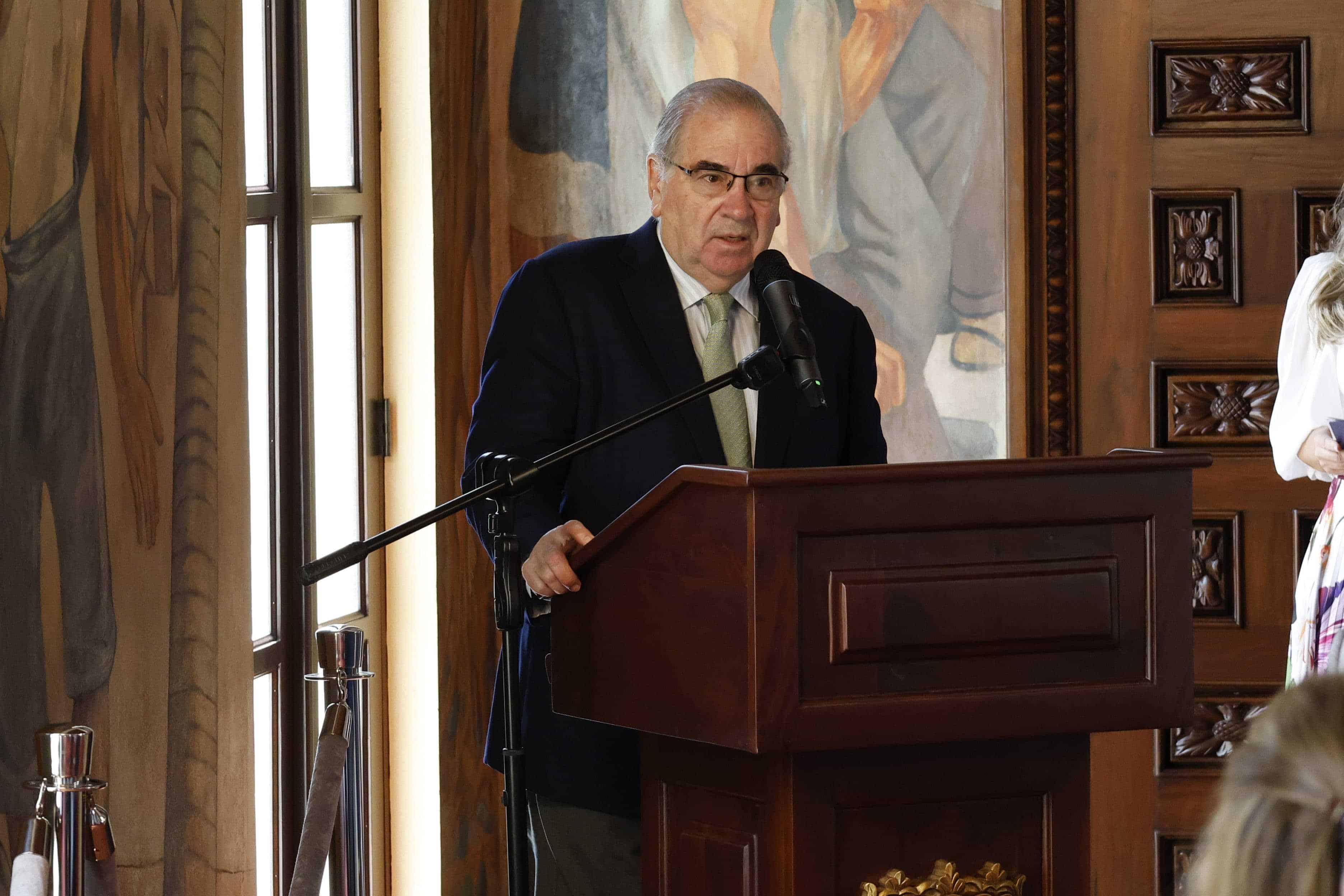 El presidente honorífico de la Semana Dominicana en España, Manuel García Arévalo.